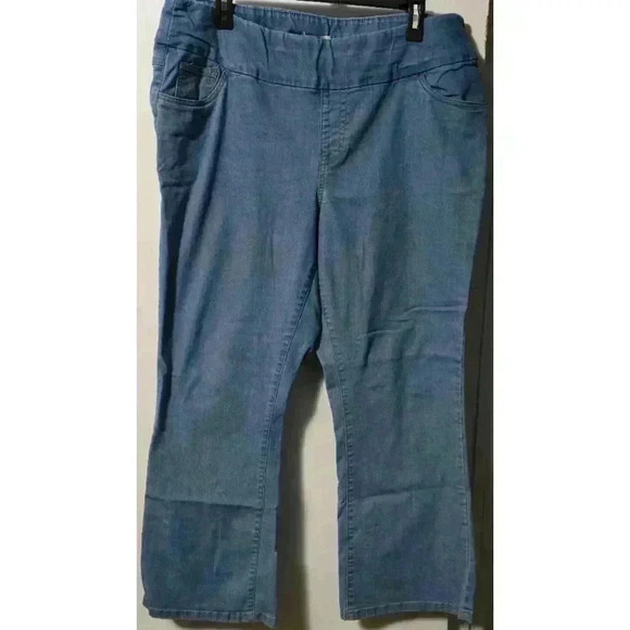 Women's Woman Within Blue Jeans 18W Petite‎ - Picture 1 of 6